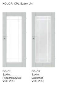 ELEGANT EG drzwi ramiakowe modele
